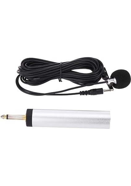 Klipsli Mikrofon, Mini Kablolu Elektret Kondenser Yaka Klipsli Müzik Enstrümanı Mikrofon Mikrofon Gitar Saks Trompet Keman Piyano Için fırsatları