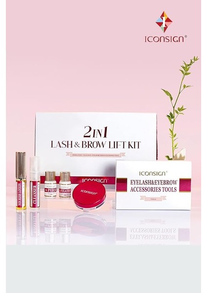 Iconsign 2in1 Yeni Lash Lift,kirpik Lifting,perma ve Kaş Laminasyon Seti(Büyük Set)(Yeni Balm Yapıştırıcılı) indirimleri