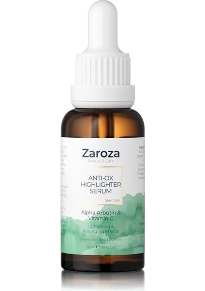 Leke ve Yaşlanma Karşıtı Arbutin &amp; Vitamin C Cilt Aydınlatıcı Serum 30 ml