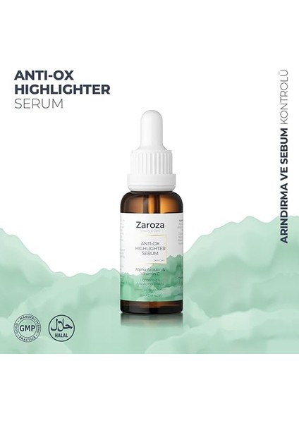 Leke ve Yaşlanma Karşıtı Arbutin &amp; Vitamin C Cilt Aydınlatıcı Serum 30 ml fiyatları