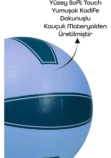 Court Voleybol Topu Pompa Dahil Set Kauçuk Dikişsiz Yekpare Üretim Iç Dış Mekan No:5 modelleri