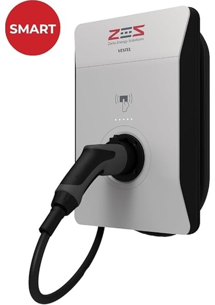 Ac Elektrikli Araç Şarj Istasyonu EVC04 22KW Smart Özellikli 5mt. Tip2 Kablolu, IP54 Sertifikalı Ev Şarj Cihazı fiyatları