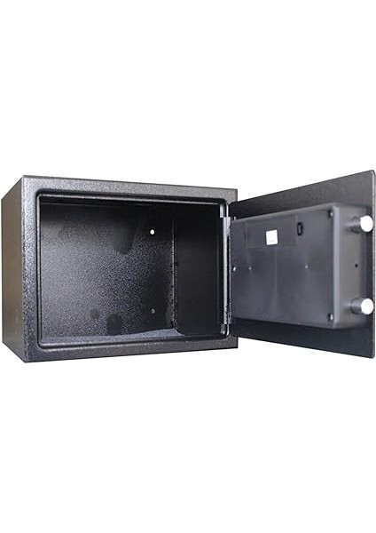 LCD Ekranlı Küçük Boy Kasa Y-SS0000NFP - Standart Güvenlik - Master Şifre - 2 Adet 6 Şifeli Anahtar - 20 x 31 x 20 cm - Siyah modelleri