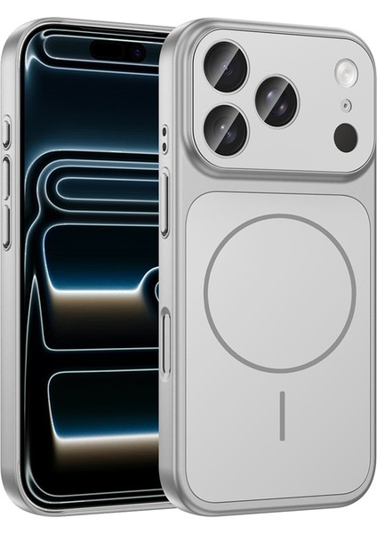 Apple iPhone 17 Pro Kılıf Zore M-Safe Şarj Özellikli Kamera Korumalı Formen Kapak