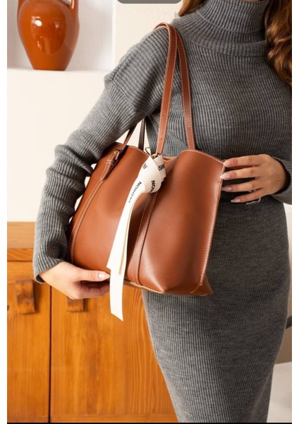 Kadın Büyük Boy Çanta Taba fiyatları