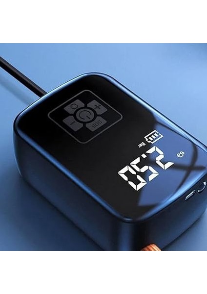 Kompresörü, 150 Psı Dijital Göstergeli Oto Kompresör, Araba, Motosiklet, Bisiklet ve Top Için, Taşınabilir Şarjlı Kullanım, Fener Işığı, 4000 Mah Batarya, 3 Farklı Başlık (Psı,kpa,bar,kg/cm²) fiyatları