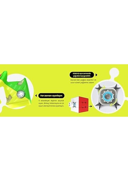 Block 355S 3x3 Manyetik Rubik Küp Zeka Küpü 48 Mıknatıslı Profesyonel Hız Küp (Etiketsiz) Türkiye Resmi Satıcısı (Gan Üretimidir) fırsatları