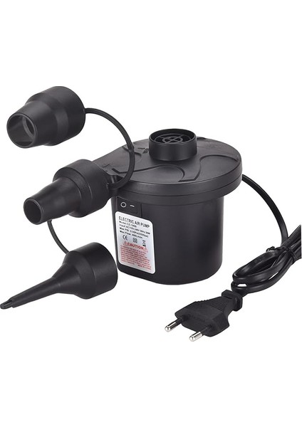 Luftpumpe Luftmatratze, 2 In 1 Luftpumpe Elektrisch Für Aufblasbar Und Ablassen, Pumpe Luftmatratze Mit 3 Düsen Für Luftmatratzen, Aufblasbarer Pool, Schwimmring