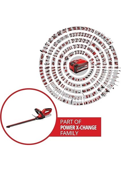 Akülü Çit Budama Gc-Ch 1846 Li-Solo Power X-Change (18 V, 46 cm Kesim Uzunluğu, 15 mm Diş Aralığı, Ergonomik Tutamak, Akü Dahil Değildir) - 3410642 fiyatları