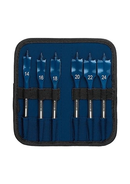 6 x Expert Self Cut Speed Yassı Freze Matkap Seti (Yumuşak Ahşap, Sunta, Çap 14 – 24 Mm, Profesyonel Aksesuar, Matkap/tornavida) fiyatları