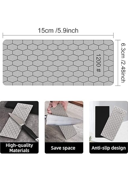 5 Adet Elmas Bileme Taşı Seti, Açılı Bıçak, Petek Yüzeyi, Bileme Plakası, Mutfak Aletleri, Dış Mekan Için, 400/600/800/1000/1200 Granülasyon fiyatları