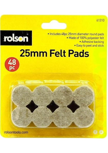 61310 48 Pc 25 mm Felt Pads fiyatları