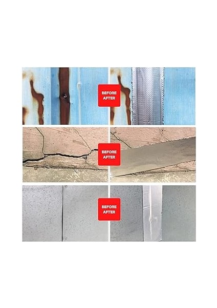 Metre x 10 cm Alüminyum Su Geçirmez Bant,sızdırmazlık Bandı, Güçlendirilmiş Çamur Bant, Havuz, Delik, Boru, Çatı, Karavanda Sızdırmazlık ve Sabitleme Için Kalın Onarım Bandı fiyatları