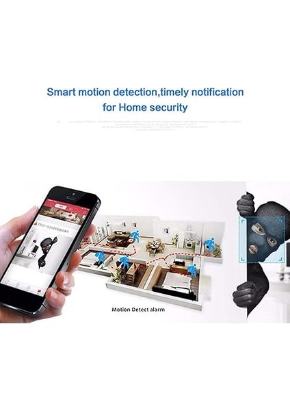 Mini Kamera Full Hd 1080P Kablosuz Güvenlik Kamerası Ip Kamera Taşınabilir Ev Kamera, Iç ve Dış Mekan Için Gece Görüş ve Alarm ile fırsatları