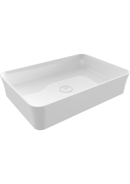 Bocchi Sottile Slim Tezgahüstü Lavabo 55X38 Beyaz 1476-001-0125