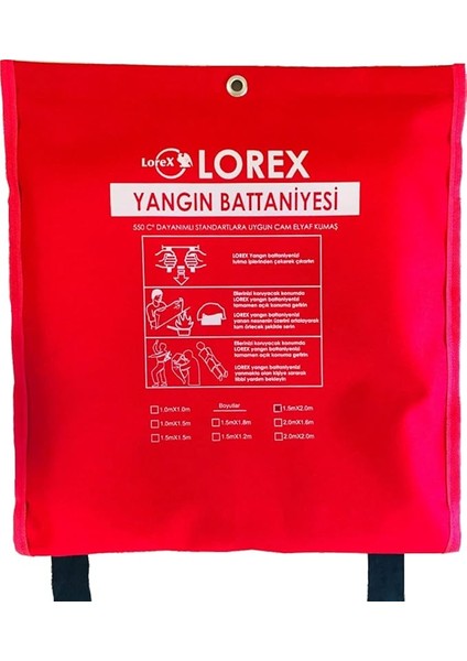 Lorex LR-FB2015C Yangın Battaniyesi - 200CM x 150CM