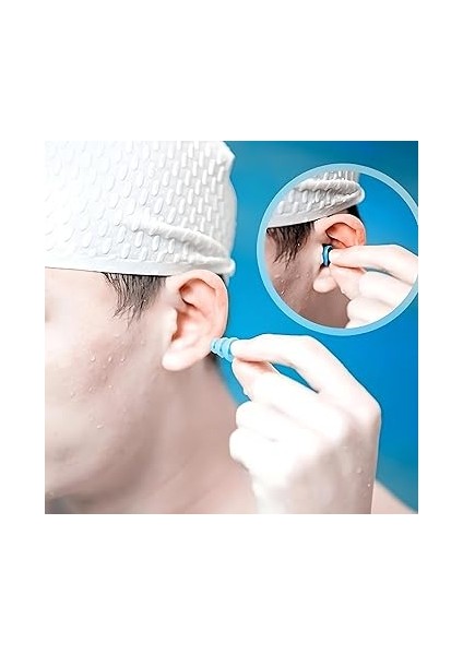 2 Takım Kulak ve Burun Tıkayıcı Havuz Seti | Silikon Yüzücü Tıkaç Seti – Burun Klipsi &amp; Kulak Tıpası | Yetişkin &amp; Çocuklar Için | Yüzme, Duş, Sörf ve Su Sporları Için | Saklama Kutulu fırsatları