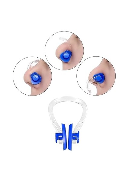 2 Takım Kulak ve Burun Tıkayıcı Havuz Seti | Silikon Yüzücü Tıkaç Seti – Burun Klipsi &amp; Kulak Tıpası | Yetişkin &amp; Çocuklar Için | Yüzme, Duş, Sörf ve Su Sporları Için | Saklama Kutulu indirimleri