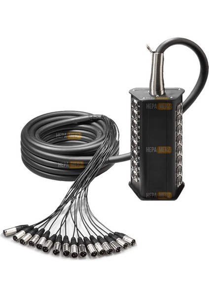 Merz STAGE-16C-10M 16 Kanal 10 Metre Multicore Kablolu Hazır Stage Box