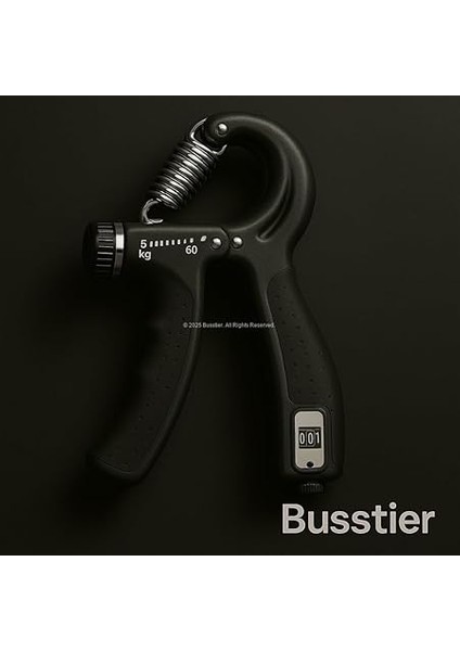 Ayarlanabilir Sayaçlı El Yayı 5-60 kg Dirençli Bilek ve Ön Kol Güçlendirici Egzersiz Aleti Ergonomik Tasarımlı Kavrama Geliştirici Spor Ekipmanı modelleri