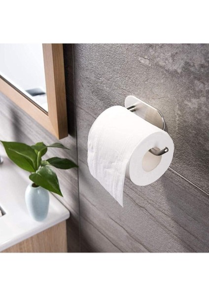 Unique Paslanmaz Çelik Tuvalet Kağıdı Askısı - Wc Kağıdı Askılığı, Tuvalet Kağıtlık - Yapışkanlı Sistem Lüks Askılık fiyatları