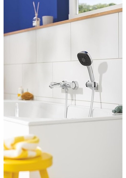 Vitalio Universal Duş Başlığı Tutucu, El Duşu Tutucu, Duş Başlığı Askısı, Hareketli, Ayarlanabilir, Quickglue S ile Montaj, Krom, 26183001 fırsatları