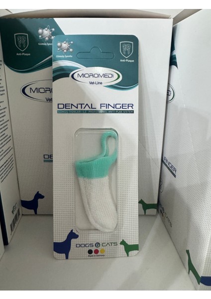 Vet-Line Novomed Dental Finger Köpek ve Kediler Için Diş Temizleyici