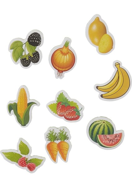 Manyetik Meyveler Sebzeler Magnet Seti