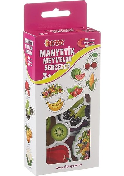 Manyetik Meyveler Sebzeler Magnet Seti modelleri