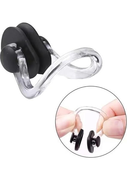 2 Takım Siyah Kulak ve Burun Tıkayıcı Havuz Seti | Silikon Yüzücü Tıkaç Seti – Burun Klipsi &amp; Kulak Tıpası | Yetişkin &amp; Çocuklar Için | Yüzme, Duş, Sörf ve Su Sporları Için | Saklama Kutulu modelleri