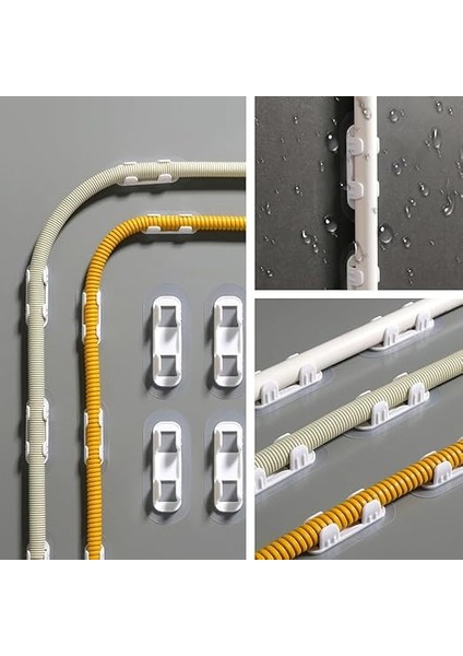 Kendinden Yapışkanlı Hortum Kelepçesi, Pvc Kendinden Yapışkanlı Boru Kelepçesi, Gaz Boruları, Su Boruları, Gölet ve Bahçe Için (13 – 16 Mm) fırsatları