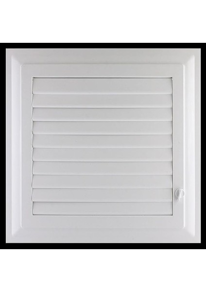 Menfez Banyo Wc Tuvalet Havalandırma Plastik Panjur Beyaz 30X30 cm