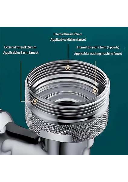 By Musluk Havalandırıcı, 1080 ° Dönen Genişletici Havalandırıcı, Dayanıklı Sıçrama Korumalı Musluk Genişletici fiyatları