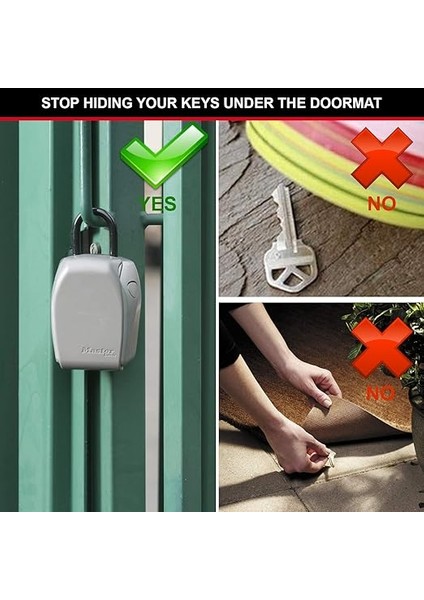 Lock Anahtar Emniyetli Braketli [büyük] [hava Koşullarına Dayanıklı] [braket] - 5414EURD - Anahtar Kasası, Gri fiyatları