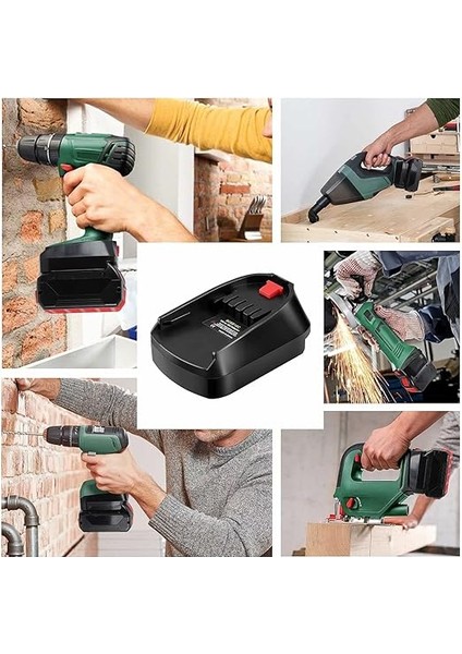 Pil Adaptörü Dönüştürücü BAT618, BOSB18C Için 18V Lityum Pil Adaptörü Profesyonel Elektrikli Güç Aracı fiyatları