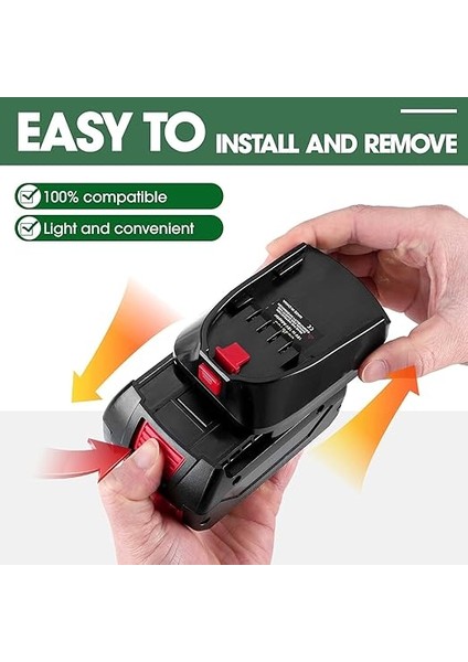 Pil Adaptörü Dönüştürücü BAT618, BOSB18C Için 18V Lityum Pil Adaptörü Profesyonel Elektrikli Güç Aracı indirimleri