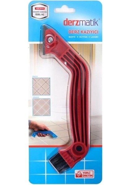 Derz Kazıyıcı Çift Bıçaklı Fırçalı