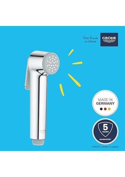 Vitalio Taharet Spreyi 30 El Duşu, 1 Akışlı, Bide, Shattaf, Krom, 26351000 indirimleri