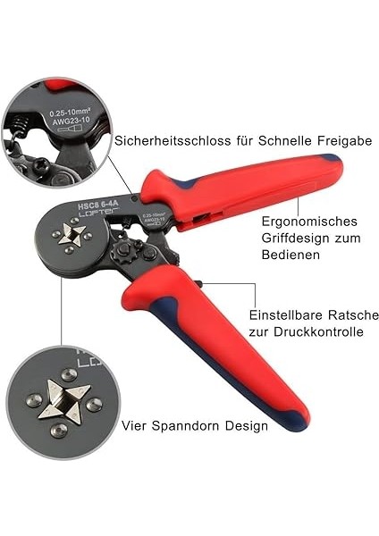 Sıkma Pensesi, Kablo Pabuçları Seti, 1200 Adet Kablo Pabuçları Alet Kiti, 0,25-10,00 Mm² modelleri