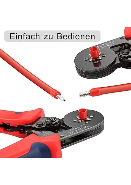 Sıkma Pensesi, Kablo Pabuçları Seti, 1200 Adet Kablo Pabuçları Alet Kiti, 0,25-10,00 Mm² fırsatları