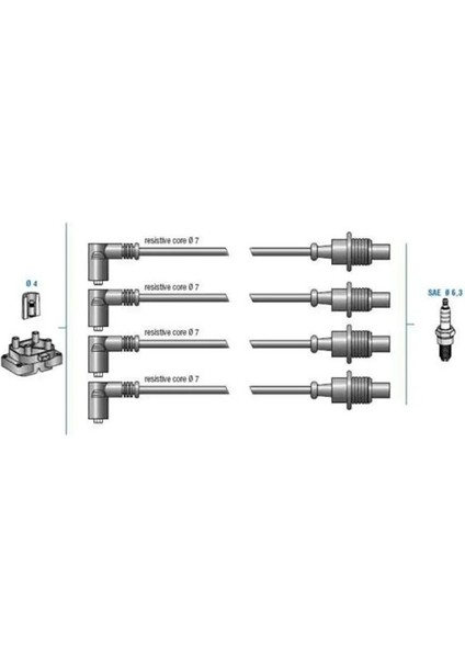7861 Buji Kablosu 5967C2 5967K7 5967L3