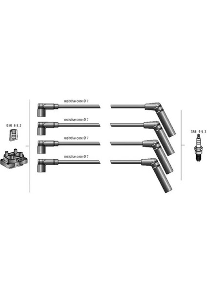 7679 Buji Kablosu 2750122C00