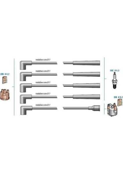 7878 Buji Kablosu 080566 080566997319 80566997319