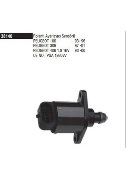 38140 Rolanti Ayar Valfi 1920V7