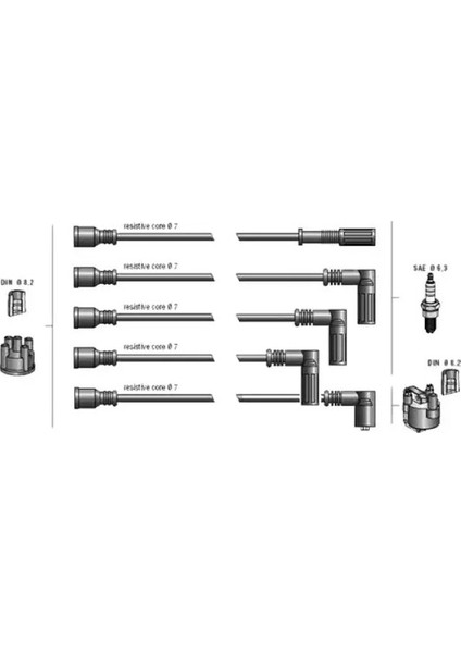 7675 Buji Kablosu 5181216H 7777707 85011154