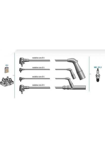 7890 Buji Kablosu 9091921417 9091922329