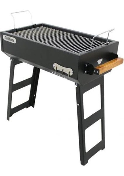 GM60KA Asansörlü Döküm Izgaralı Katlanır Barbekü Mangal