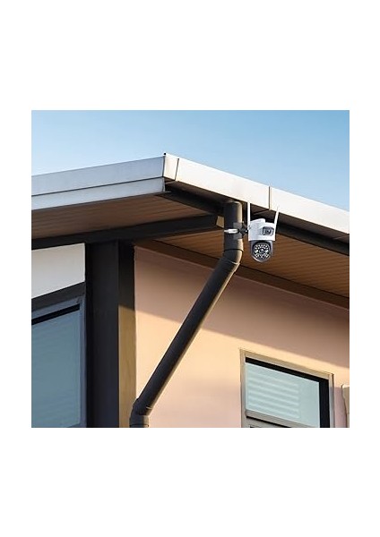 2 Adet Kamera Direği Tutucu Tutucu: Evrensel Kamera Duvar Askısı, Eufy Cam Için Ayarlanabilir Direk, Vida Delikli Montaj Braketi, Güvenlik Kamerası Güneş Paneli Için, Siyah indirimleri