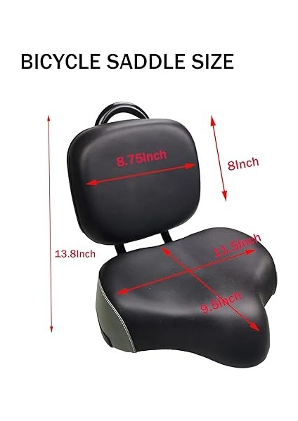 Bisiklet Selesi, Yumuşak Poliüretan Yastıklı Bisiklet Selesi, Dağ Bisikleti, Üç Tekerlekli Bisiklet Için fiyatları