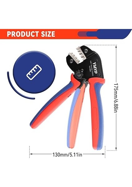 Açık Kablo Pabuçları Için Sıkma Pensesi - 0,25-1,5 Mm² Amp-Te 2,8/4,0/4,8/6,3 Jst-Sm2,54/xh2,54/vh3,96 ve Molex Için Sıkma Pensesi indirimleri